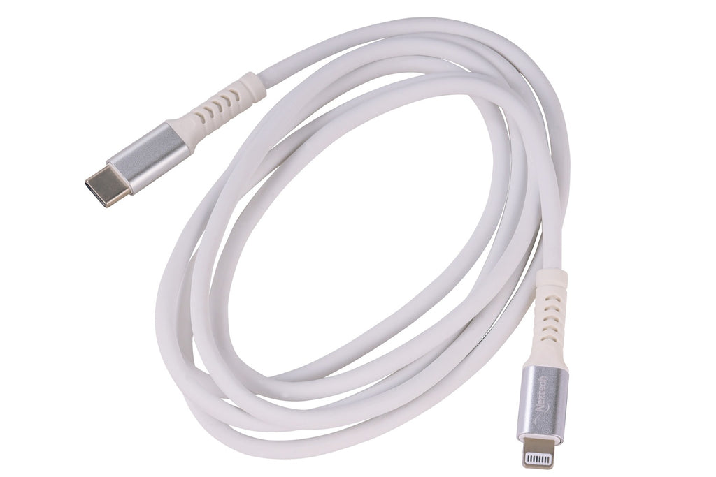 Nextech 20W USB-C to Lightning Cable | 1.2M Fast Sync & Charging for iPhone & iPad