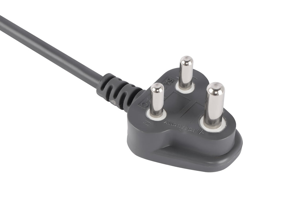 Nextech 3 Pin Power Cable IEC C13 Mains Cord 1.5M (Black) Compatible for PC, Monitor, Printer, SMPS, UPS – Heavy Duty, Safe & Durable Power Supply Cable, 800W Power Output