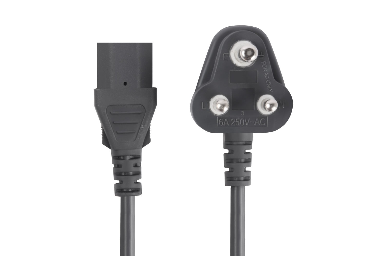 Nextech 3 Pin Power Cable IEC C13 Mains Cord 1.5M (Black) Compatible for PC, Monitor, Printer, SMPS, UPS – Heavy Duty, Safe & Durable Power Supply Cable, 800W Power Output