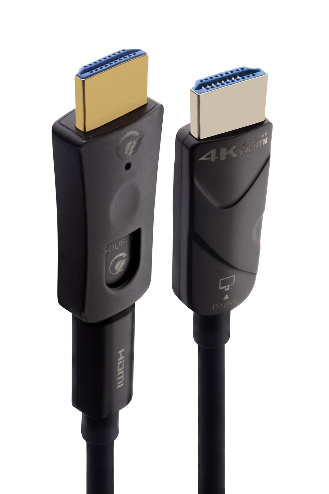 Nextech HDMI 2.0 Active Optical Cable with Detachable Connector | 18Gbps High Speed | 4K@60Hz Ultra HD | HDR, ARC, 4:4:4 Support | Gold Plated | Black