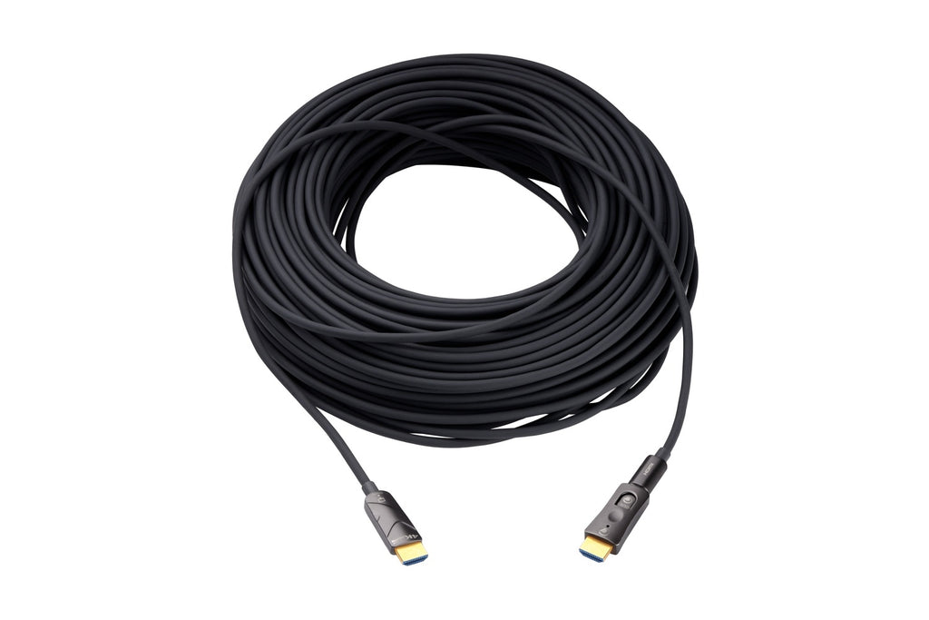 Nextech HDMI 2.0 Active Optical Cable with Detachable Connector | 18Gbps High Speed | 4K@60Hz Ultra HD | HDR, ARC, 4:4:4 Support | Gold Plated | Black