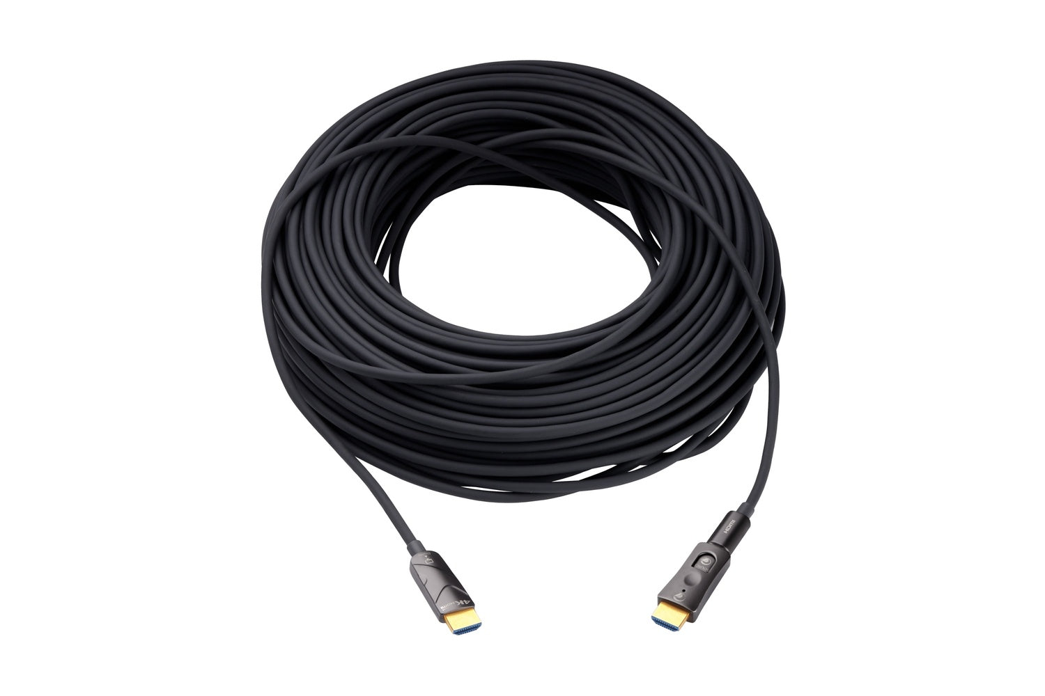 Nextech HDMI 2.0 Active Optical Cable with Detachable Connector | 18Gbps High Speed | 4K@60Hz Ultra HD | HDR, ARC, 4:4:4 Support | Gold Plated | Black