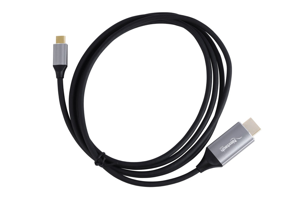Nextech USB-C to HDMI Cable, 4K@60Hz, 1.8M, Black and Silver