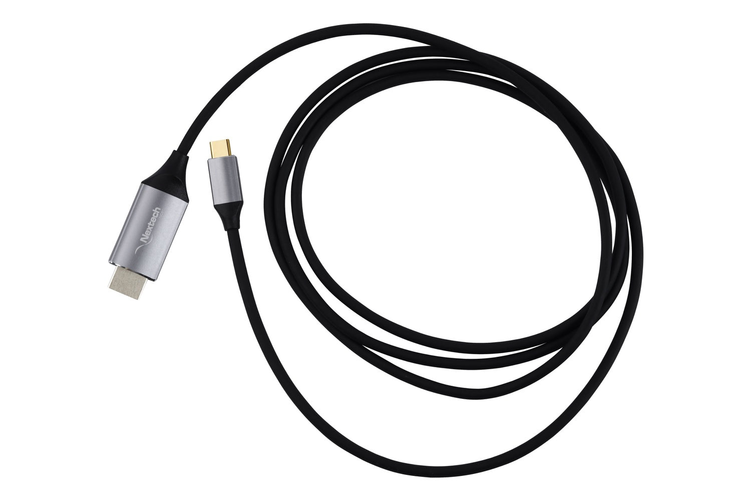 Nextech USB-C to HDMI Cable, 4K@60Hz, 1.8M, Black and Silver