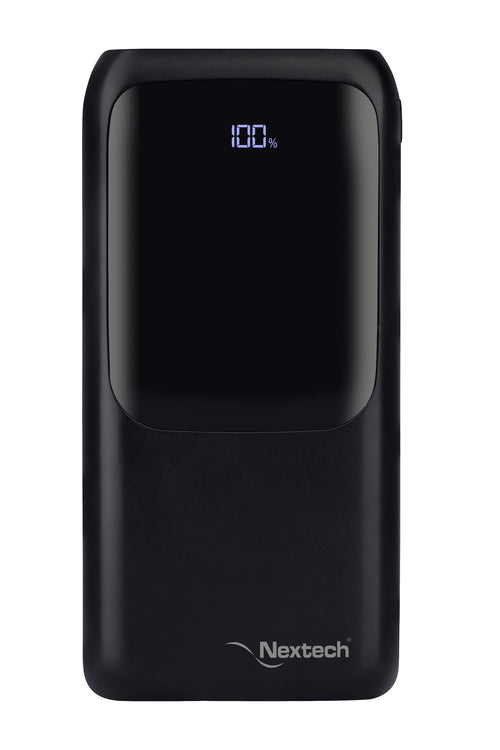 Nextech Astro 20000mAh Power Bank – Fast Charging 22.5W, Wireless, Dual Output/Input for Smartphones & Tablets