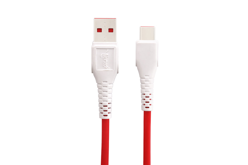 Nextech USB-A to USB-C 65W Fast Charging & Data Cable | VOOC/Dash Compatible, 1M