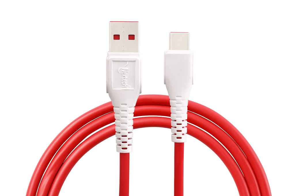 Nextech USB-A to USB-C 65W Fast Charging & Data Cable | VOOC/Dash Compatible, 1M