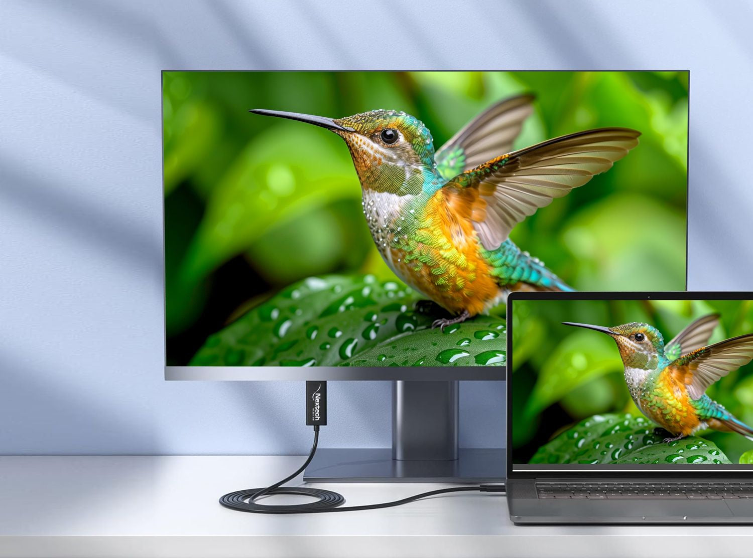 Nextech USB-C to HDMI Cable 1.8M | 4K@30Hz Video Output | Plug & Play | Compatible with MacBook, iPad Pro, Mac Mini, Laptops & Smartphones