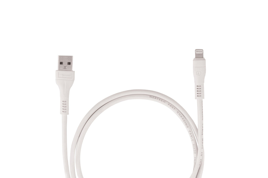 Nextech Fast Charging USB to Lightning Cable – 18W, 3.6A, Data Sync for iPhone, iPad & AirPods