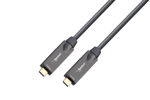 Nextech USB-C to USB-C Gen2 3.2 AOC Cable, 15M, 4K@60Hz, 10Gbps Data Transfer, 60W Power Delivery, Video Conferencing