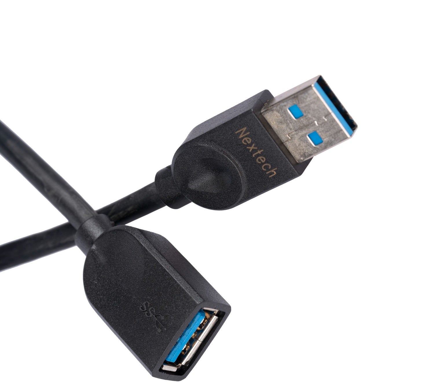Nextech USB 3.0 Male to Female Extension Cable | High Speed Extension Cable | Data Transfer Speed upto 5Gbps | Black