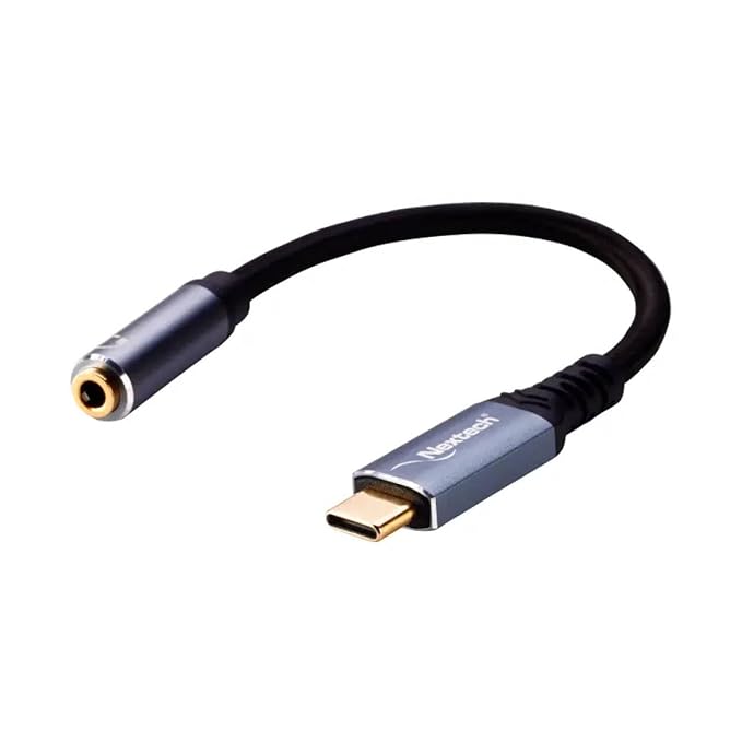 Nextech Type-C to 3.5mm Adapter with DAC | High-Quality Audio for Smartphones, Metal Build