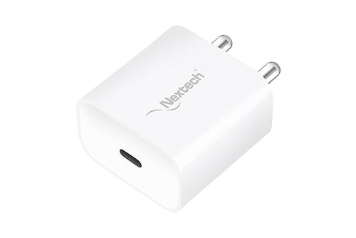 Nextech 20W Type-C PD Fast Charger with 18W Type-C to 8-Pin Cable (1.5M) for iPhone