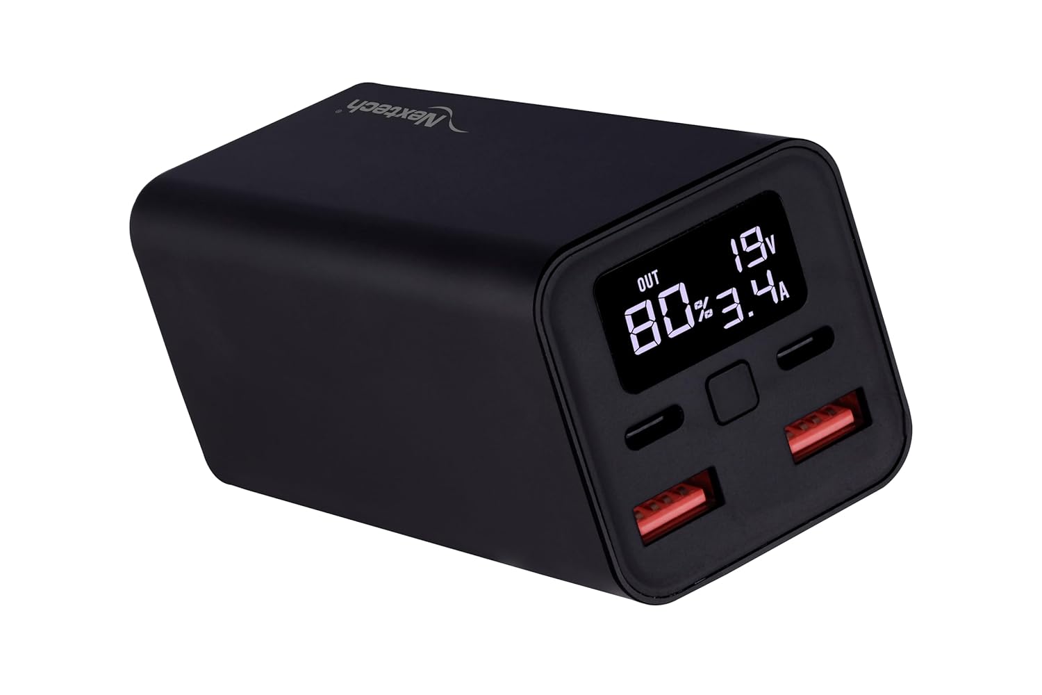 Nextech Tower 20000mAh Power Bank | 65W Fast Charging | USB-C, Universal Compatibility for iPhone, MacBook, Tablets & Smartphones