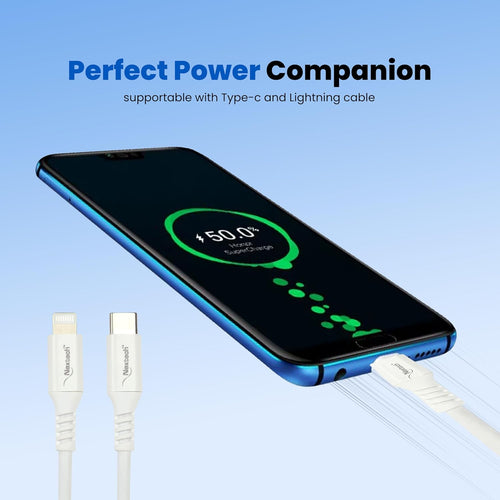 Nextech 20W Type-C PD Fast Charger with 18W Type-C to 8-Pin Cable (1.5M) for iPhone