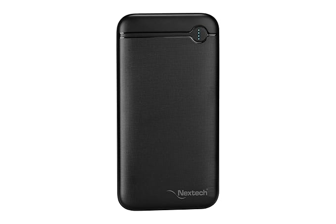 Nextech Hercules 20000mAh Power Bank | 22.5W PDQC Fast Charging | Triple Output (PD + 2USB) & Dual Input (Type-C + Micro USB)