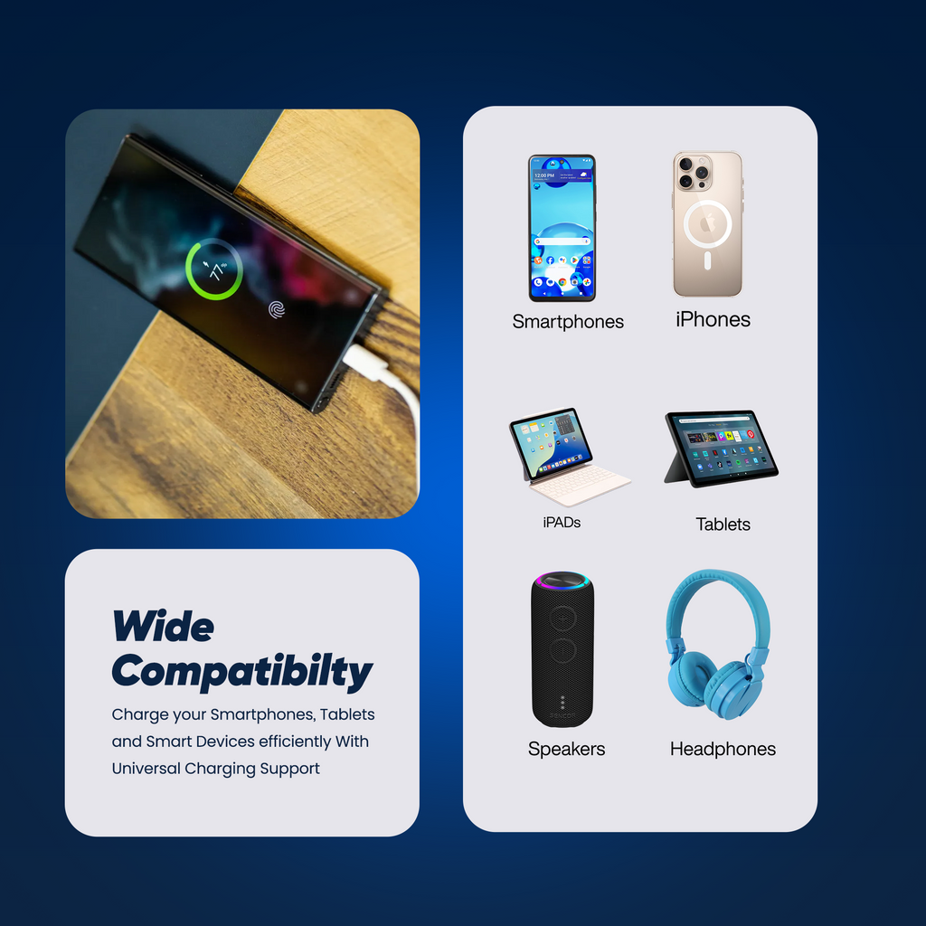 Nextech 22.5W Fast Charging Adapter | QC 3.0 | Type-C | Universal Mobile Charger