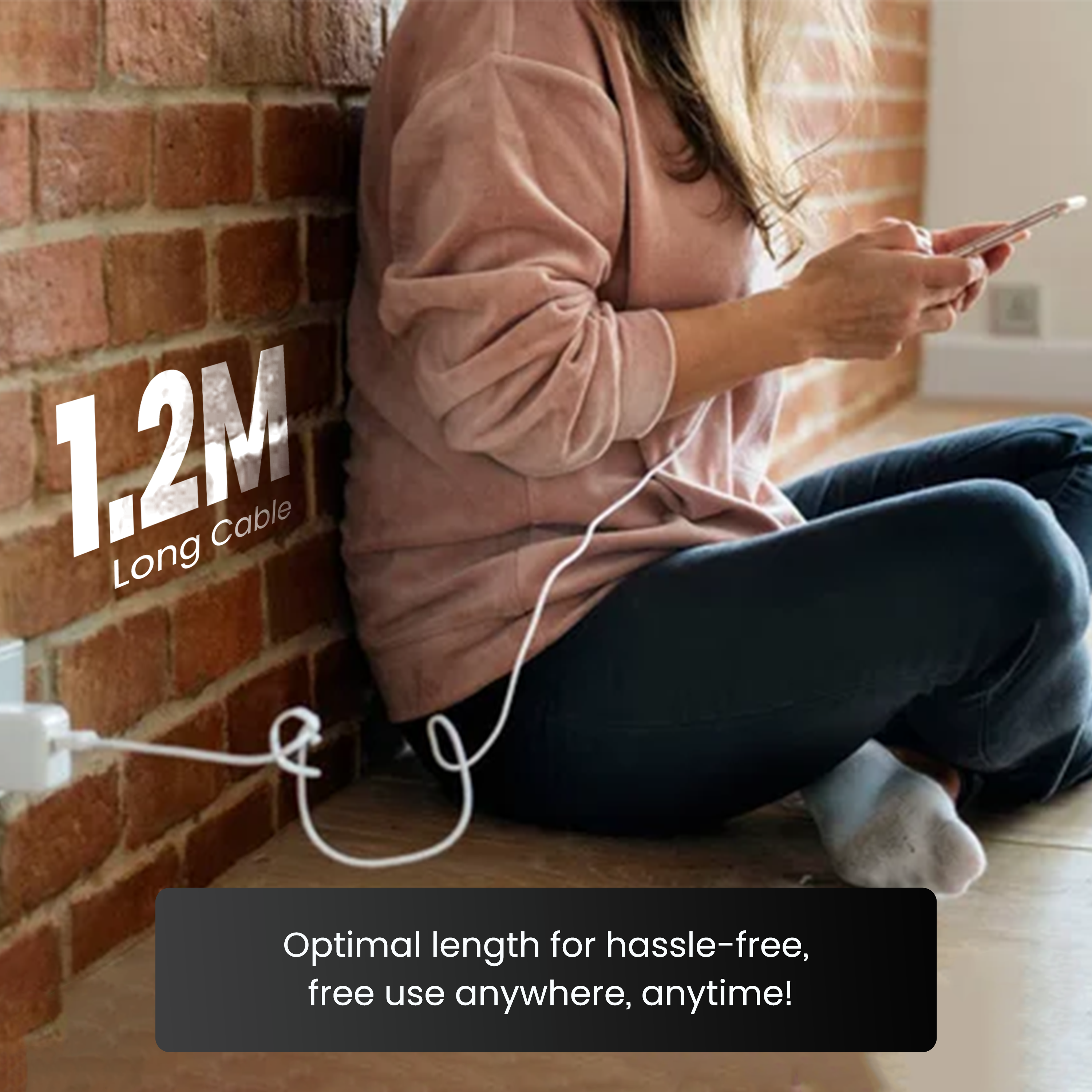 Nextech 20W USB-C to Lightning Cable | 1.2M Fast Sync & Charging for iPhone & iPad