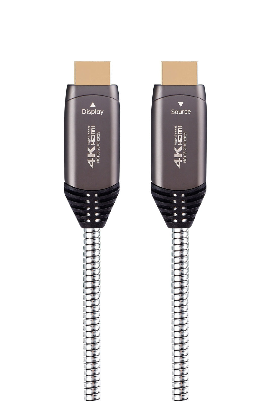 Nextech HDMI Armoured AOC Cable | 4K@60Hz | Unbreakable Stainless Steel | 18Gbps Bandwidth