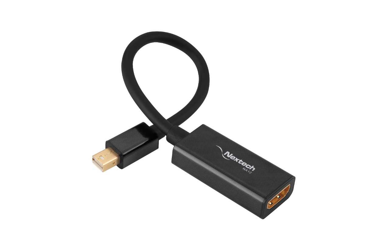 Nextech Mini DisplayPort to HDMI Female Adapter for MacBook, Notebook, UltraBook