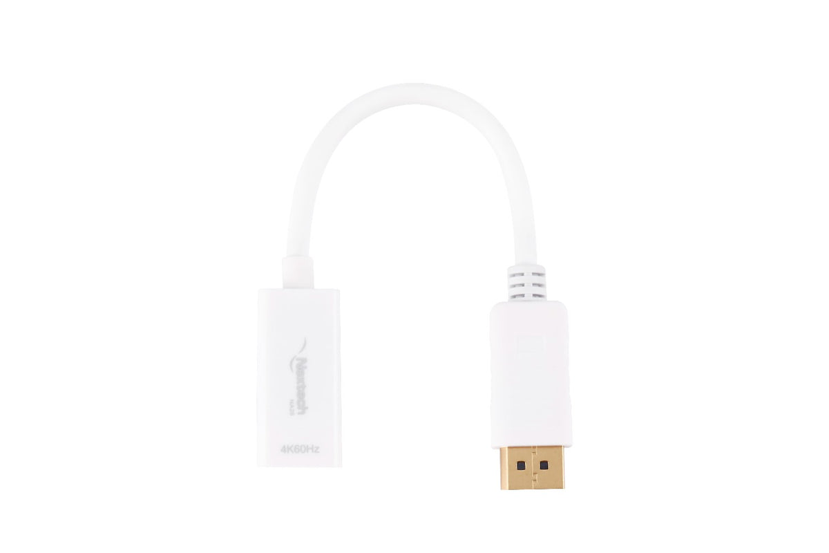 Nextech Display Port to HDMI (F) Adapter | 4K@60Hz | Compatible with Computer, Pc, Monitor, Projector, HDTV