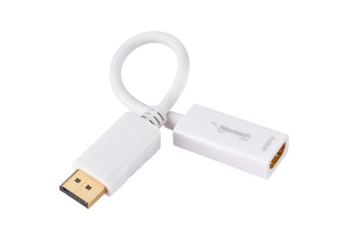 Nextech Display Port to HDMI (F) Adapter | 4K@60Hz | Compatible with Computer, Pc, Monitor, Projector, HDTV