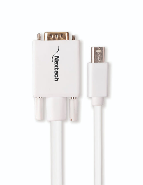 Nextech Mini Display Port to VGA Cable | Compatiable for Laptop, Monitor, Projector and more