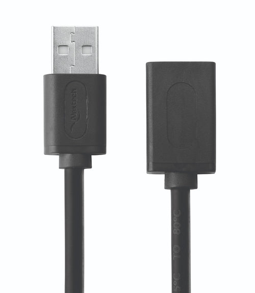 Nextech USB 2.0 A-Male to A-Female high-speed extension cable | Compatible with Keyboard, Mouse, Hard Drive, Xbox, Laptop, PC, CCTV, Printer, Camera, Webcam
