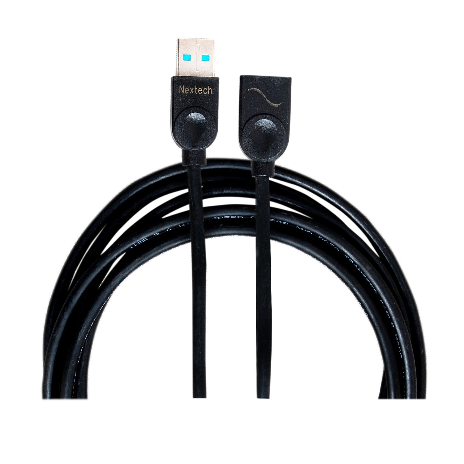 Nextech USB 3.0 Male to Female Extension Cable | High Speed Extension Cable | Data Transfer Speed upto 5Gbps | Black