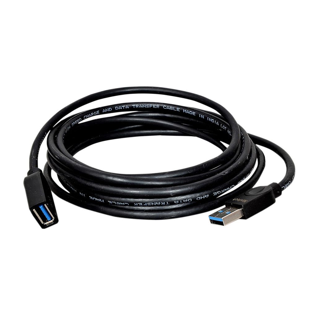 Nextech USB 3.0 Male to Female Extension Cable | High Speed Extension Cable | Data Transfer Speed upto 5Gbps | Black