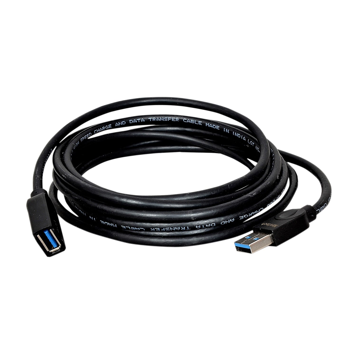 Nextech USB 3.0 Male to Female Extension Cable | High Speed Extension Cable | Data Transfer Speed upto 5Gbps | Black