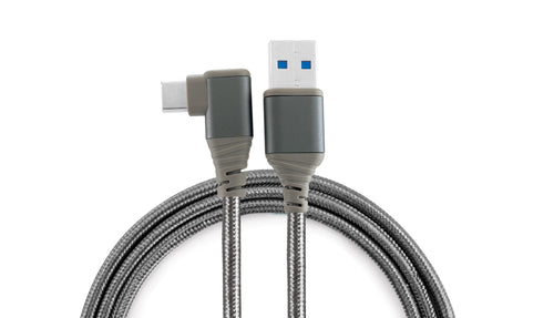 Nextech USB-C Braided Cable – Fast Charge & 5Gbps Data Transfer, 1.5M, Space Grey