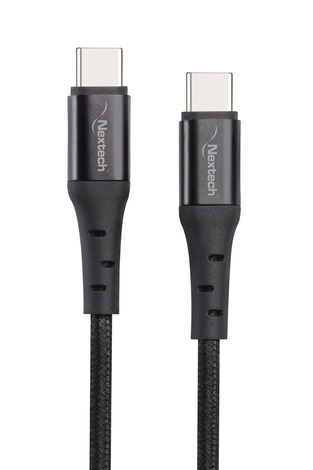 Nextech USB-C to USB-C Cable – 65W Fast Charge, Durable Braided, 1.2M for Phones & Laptops