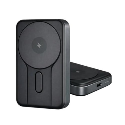 Nextech MagNxt Power Bank 10000mAh – MagSafe, 22.5W Fast Charging & 15W Wireless, LED Indicator| Stand Matalic Grey