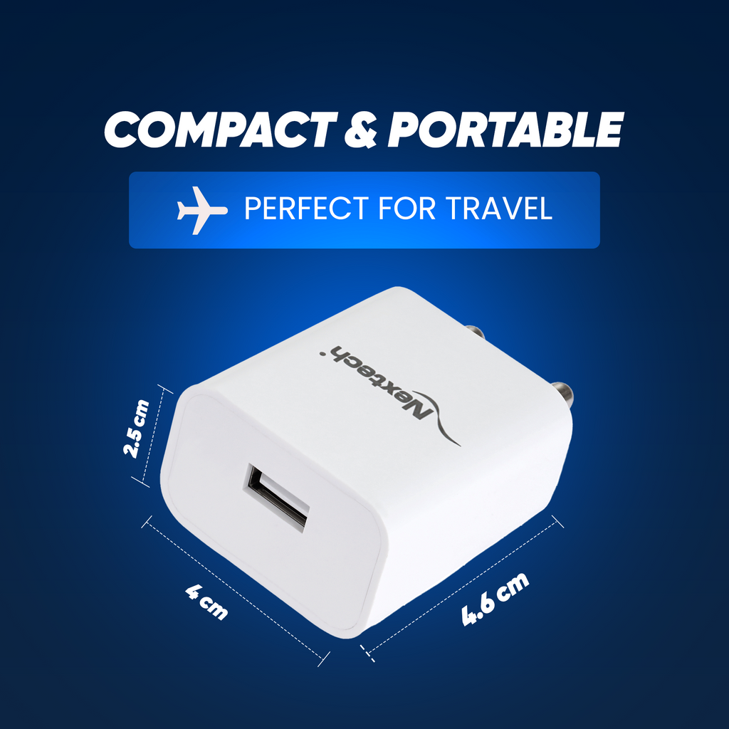 Nextech 22.5W Fast Charging Adapter | QC 3.0 | Type-C | Universal Mobile Charger