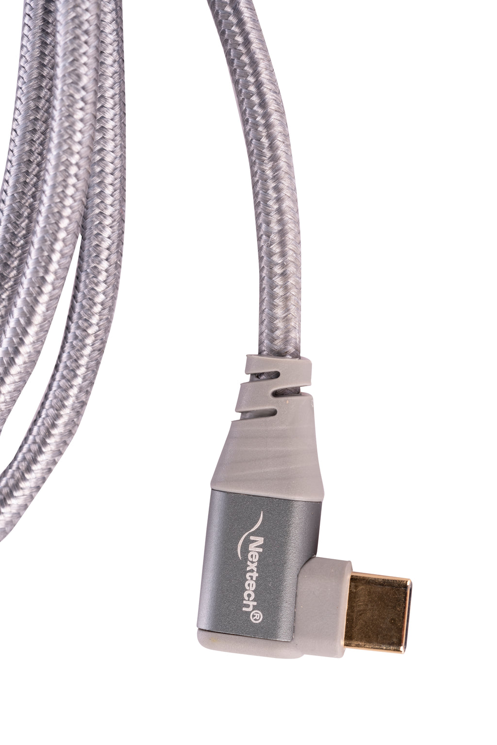 Nextech USB-C Braided Cable – Fast Charge & 5Gbps Data Transfer, 1.5M, Space Grey
