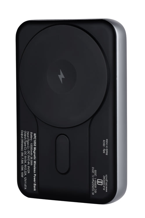 Nextech MagNxt Power Bank 10000mAh – MagSafe, 22.5W Fast Charging & 15W Wireless, LED Indicator