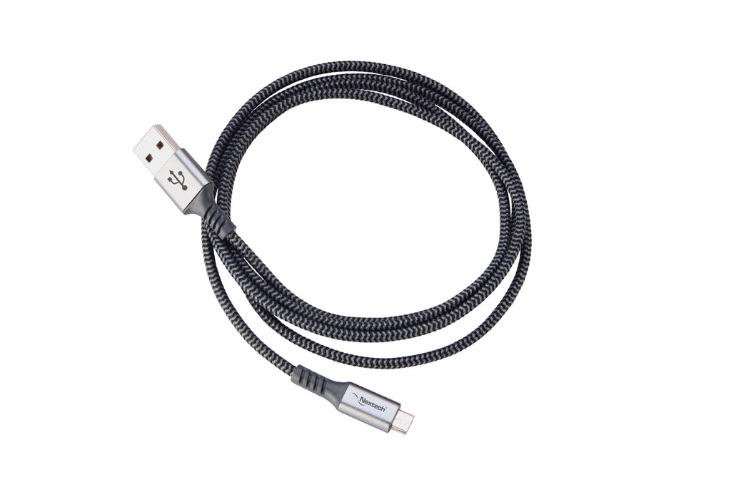 Nextech 3M Braided USB-A to Micro USB Cable | Durable & High-Speed Charging