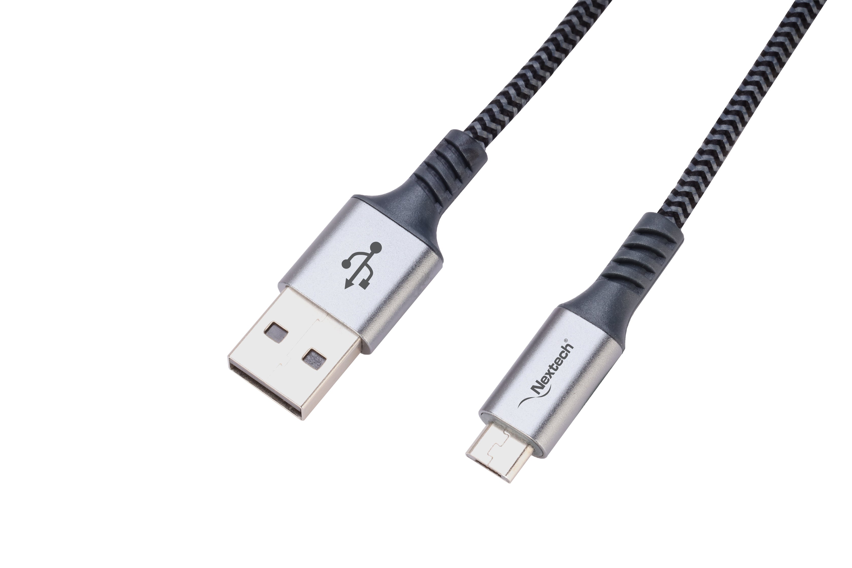 Nextech 3M Braided USB-A to Micro USB Cable | Durable & High-Speed Charging