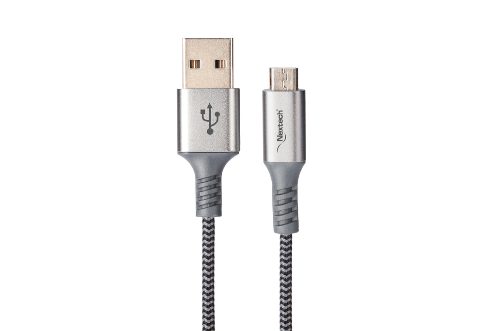 Nextech 3M Braided USB-A to Micro USB Cable | Durable & High-Speed Charging