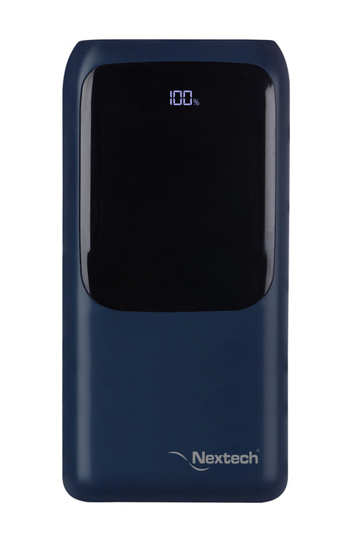 Nextech Astro 20000mAh Power Bank – Fast Charging 22.5W, Wireless, Dual Output/Input for Smartphones & Tablets