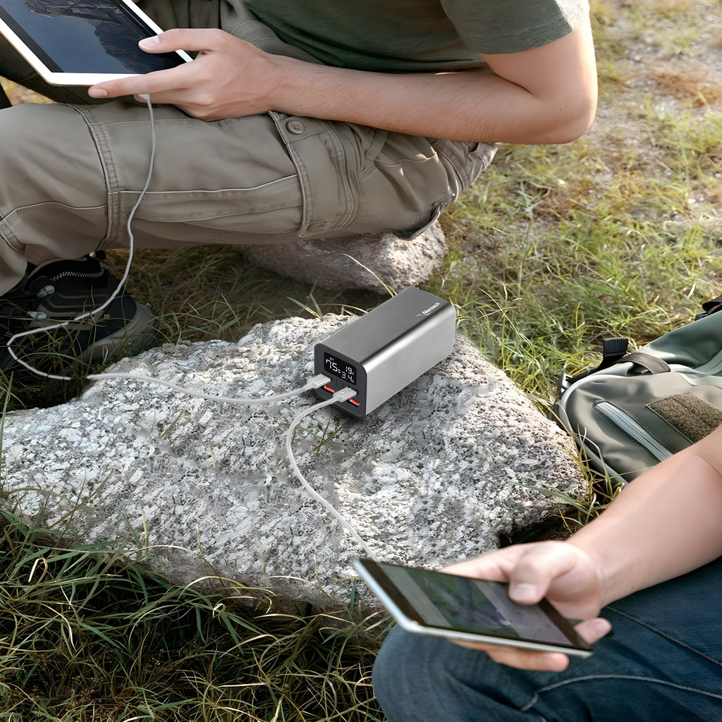 Nextech Tower 20000mAh Power Bank | 65W Fast Charging | USB-C, Universal Compatibility for iPhone, MacBook, Tablets & Smartphones